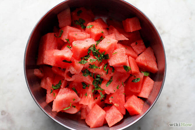 670px-Make-Watermelon-Mint-Raspberry-Salad-Step-1